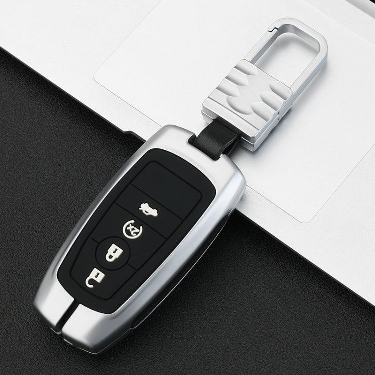 Car Luminous All-inclusive Zinc Alloy Key Protective Case Key Shell for Ford H Style Smart 4-button