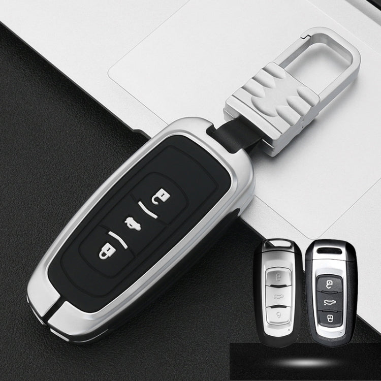 Car Luminous All-inclusive Zinc Alloy Key Protective Case Key Shell for Geely A Style Smart 3-button