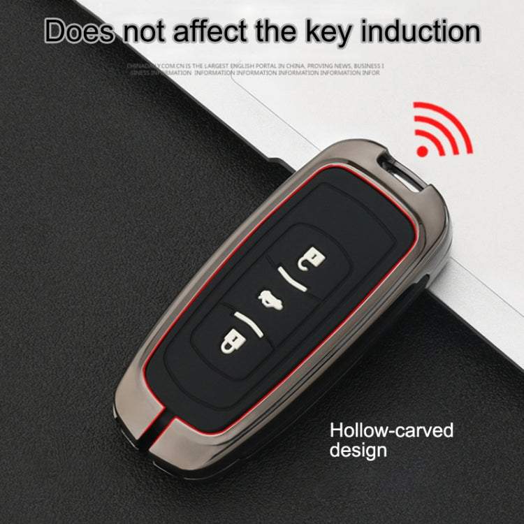 Car Luminous All-inclusive Zinc Alloy Key Protective Case Key Shell for Geely B Style Smart 4-button