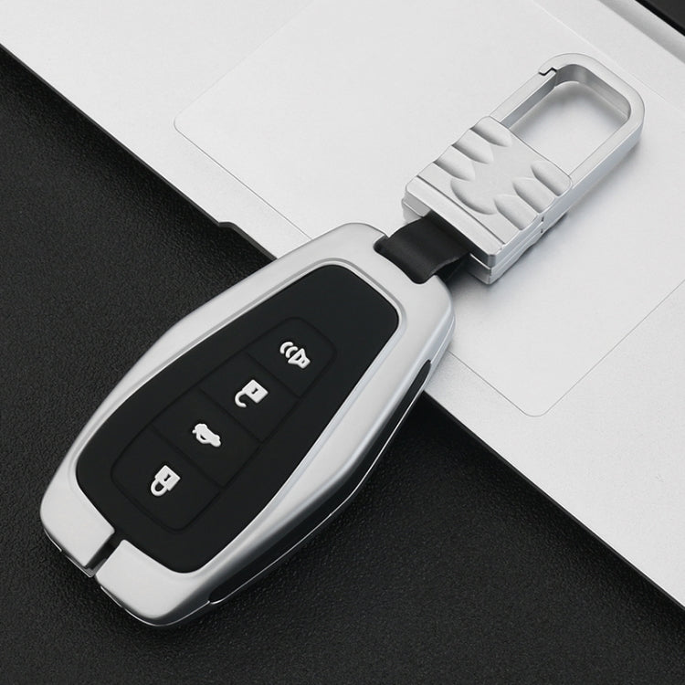 Car Luminous All-inclusive Zinc Alloy Key Protective Case Key Shell for Geely C Style Smart 4-button
