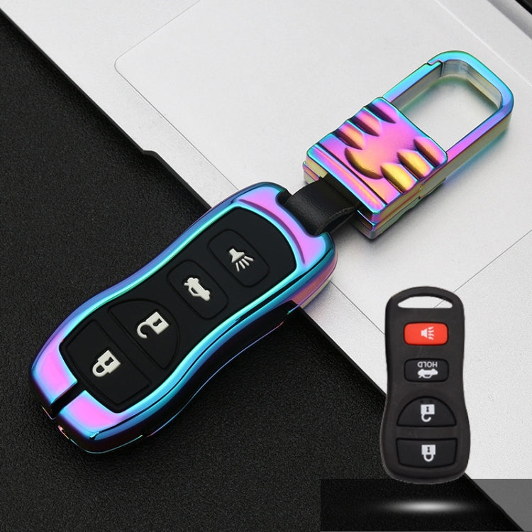 Car Luminous All-inclusive Zinc Alloy Key Protective Case Key Shell for Nissan I Style