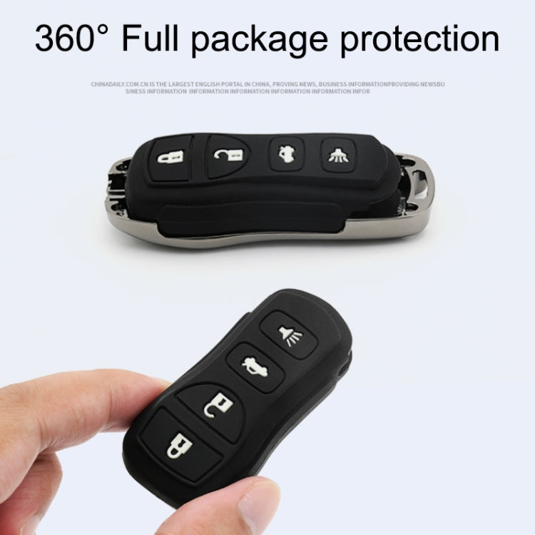 Car Luminous All-inclusive Zinc Alloy Key Protective Case Key Shell for Nissan I Style