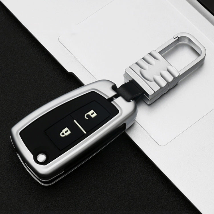 Car Luminous All-inclusive Zinc Alloy Key Protective Case Key Shell for Nissan E Style Folding 2-button