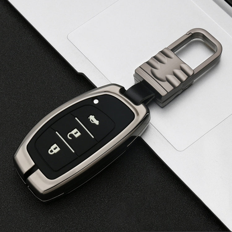 Car Luminous All-inclusive Zinc Alloy Key Protective Case Key Shell for Hyundai A Style Smart 3-button
