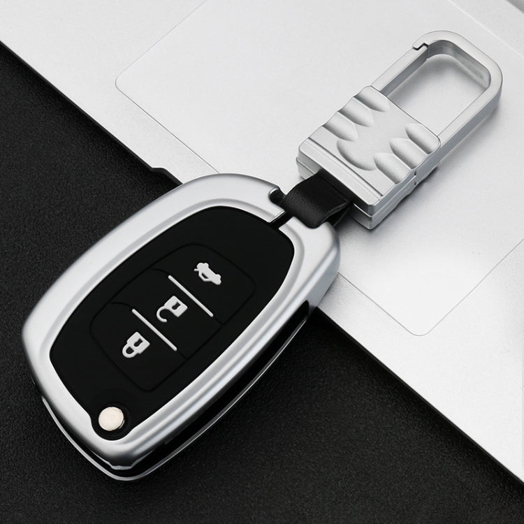 Car Luminous All-inclusive Zinc Alloy Key Protective Case Key Shell for Hyundai C Style Folding 3-button