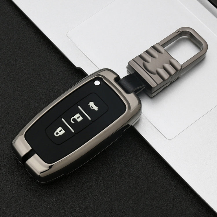 Car Luminous All-inclusive Zinc Alloy Key Protective Case Key Shell for Hyundai E Style Smart 3-button