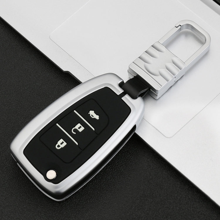 Car Luminous All-inclusive Zinc Alloy Key Protective Case Key Shell for Hyundai J Style Folding 3-button