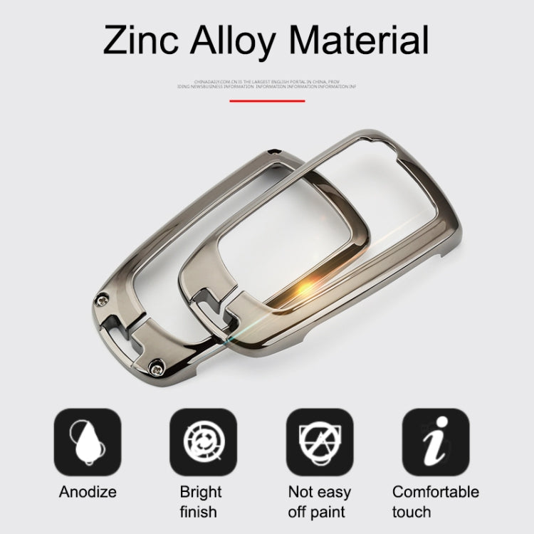 Car Luminous All-inclusive Zinc Alloy Key Protective Case Key Shell for Great Wall Folding 3-button
