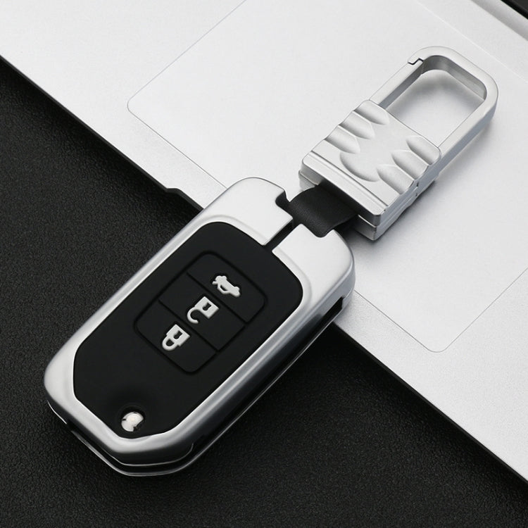 Car Luminous All-inclusive Zinc Alloy Key Protective Case Key Shell for Honda A Style Folding 3-button