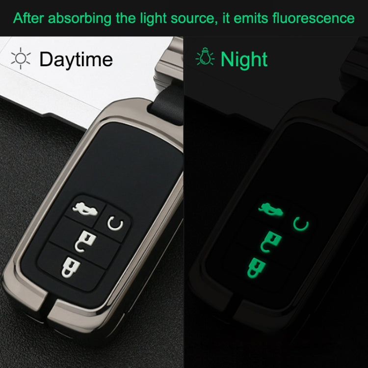 Car Luminous All-inclusive Zinc Alloy Key Protective Case Key Shell for Honda B Style Folding 2-button