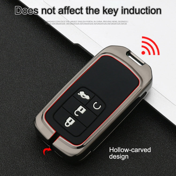Car Luminous All-inclusive Zinc Alloy Key Protective Case Key Shell for Honda B Style Folding 2-button