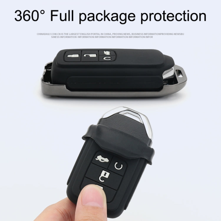 Car Luminous All-inclusive Zinc Alloy Key Protective Case Key Shell for Honda H Style Smart 3-button