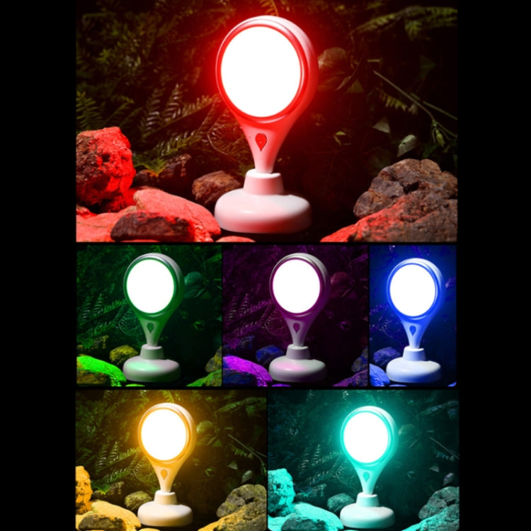 Household / Car Outdoor Travel Camping Tent LED Portable Light Retractable Emergency USB Warning Light, Random Color Delivery