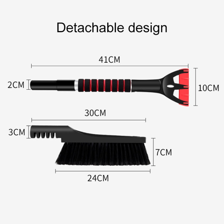ST-3902 Car Multifunctional Removable Snow Scraper Snow Shovel