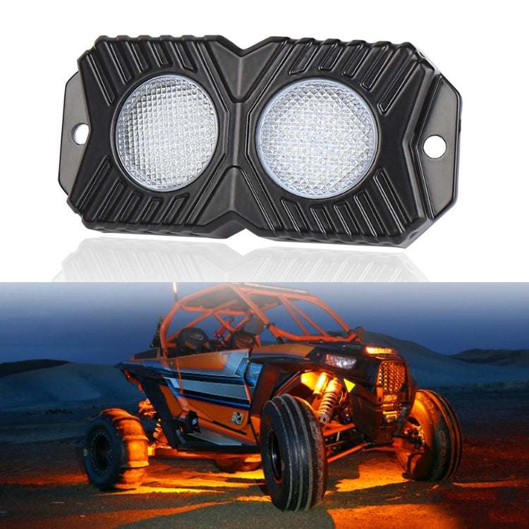 18W DC 12-24V 1.2A LED Double Row Car Bottom Light / Chassis Light / Yacht Deck Atmosphere Light