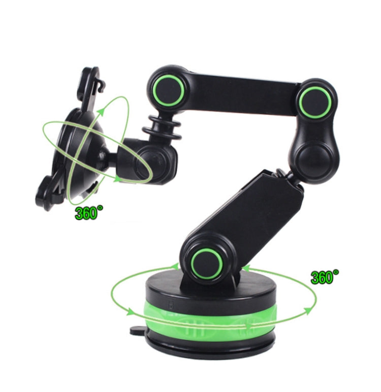 ZP-X0188 Car 360 Degree Rotating Telescopic Folding Magnet Suction Cup Mobile Phone Holder