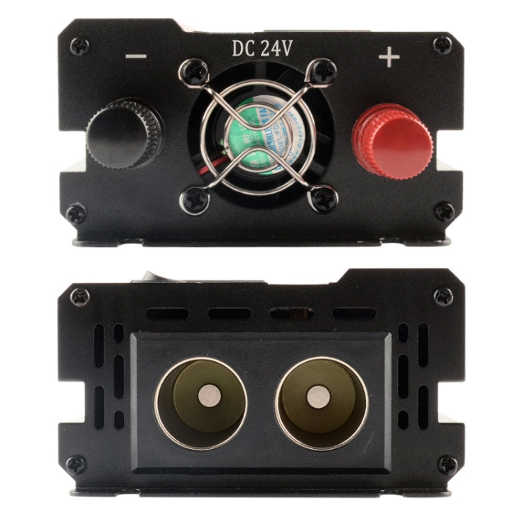 2000W Car Inverter DC24V to AC 220V Charging Converter with USB Display EU Plug