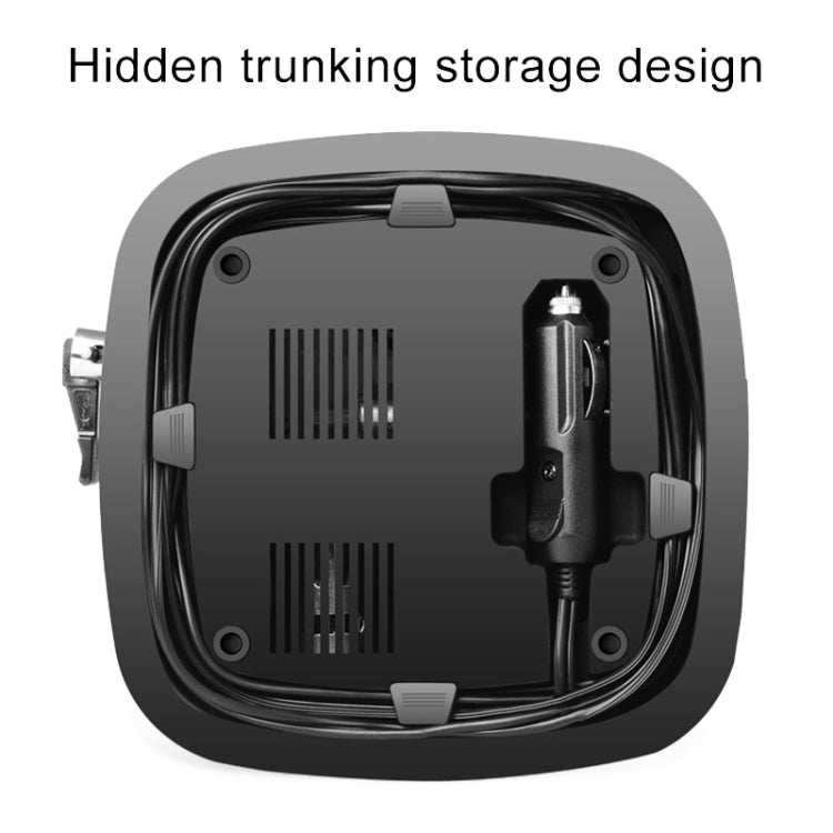 DC12V 120W 22-cylinder Portable Multifunctional Car Air Pump with LED Lamp, Style: Digital Display + Toolbox