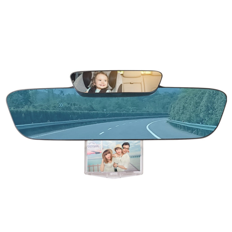 YC-193 Multifunctional Car Interior Rearview Mirror Large Field of Vision Anti-glare Auxiliary Car Blue Mirror