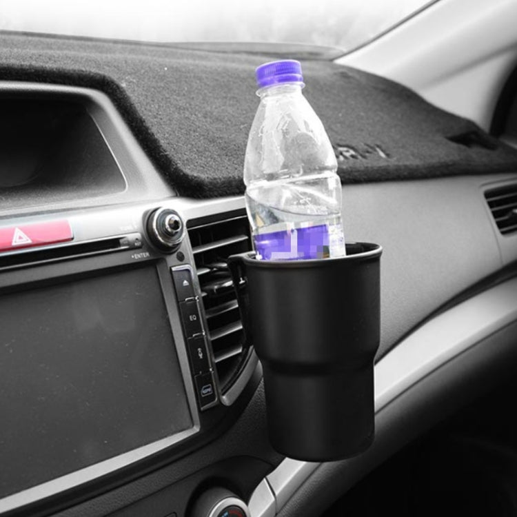 Multifunctional Car Water Cup Holder Hanging Storage Box Mobile Phone Holder Air Outlet Trash Can