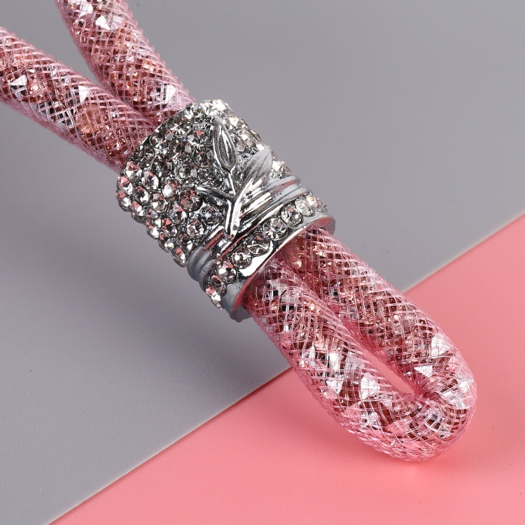 Car Diamond Metal + Plastic Keychain