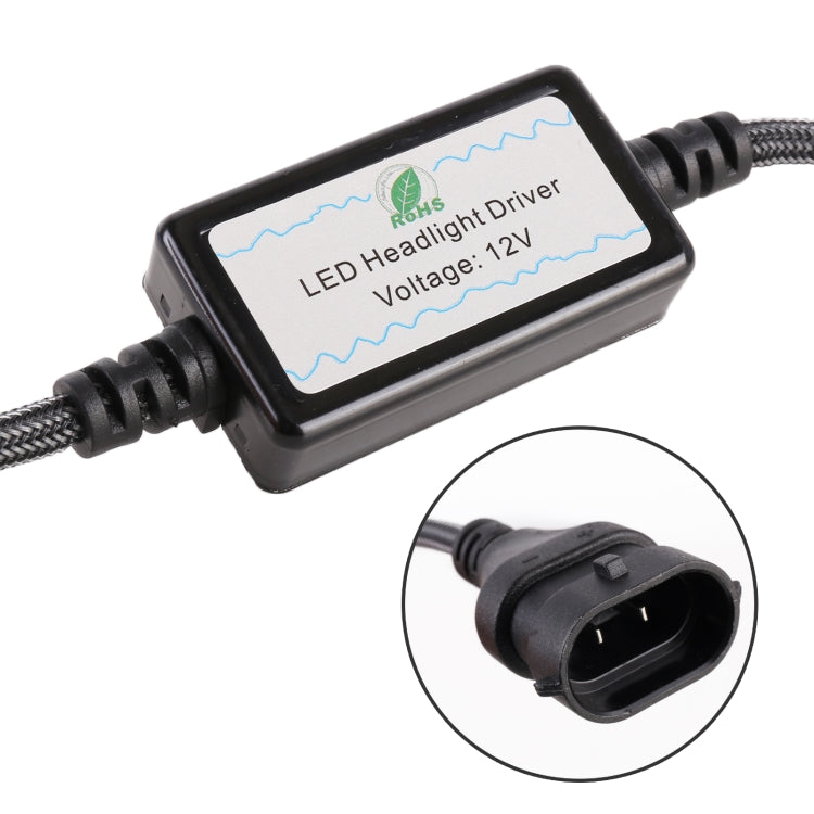 2 PCS H11 DC12V / 28W / 6000K / 4300K / 3000K Car Triple Color LED Headlight with CSP Lamp Beads and Decoding