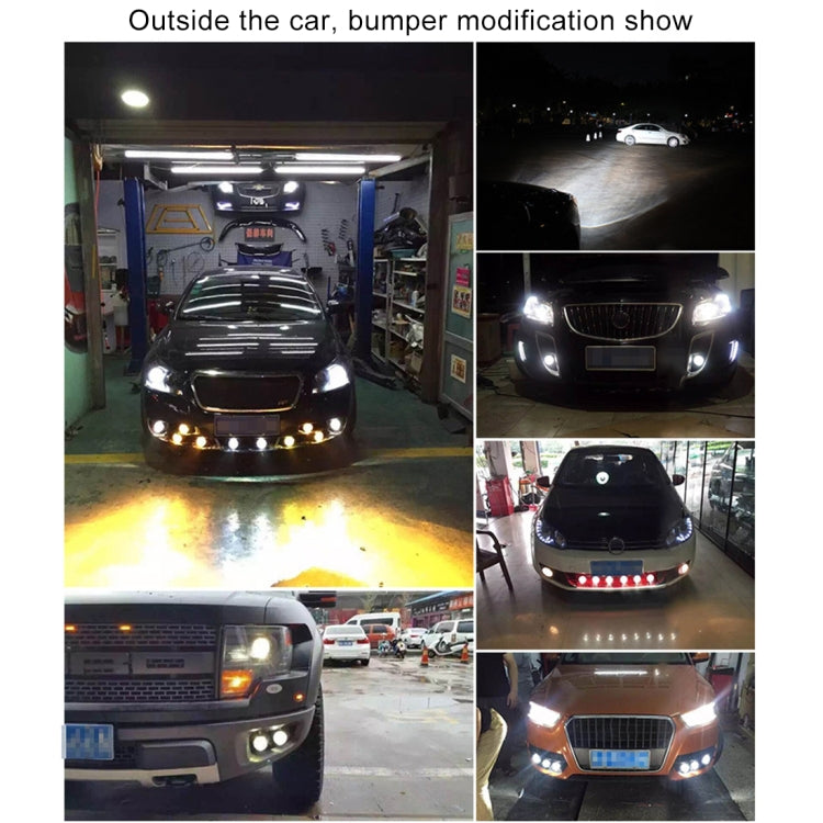 IPHCAR 2 PCS H11 3.0 inch DC12V / 35W / 6000K Bi-Xenon Projector Lens Headlight for Toyota Right Driving