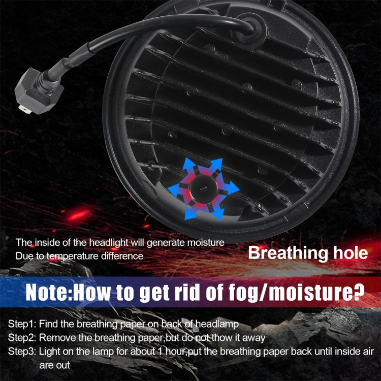 Motorcycle Crystal 5.75 inch LED Headlight Modification Accessories