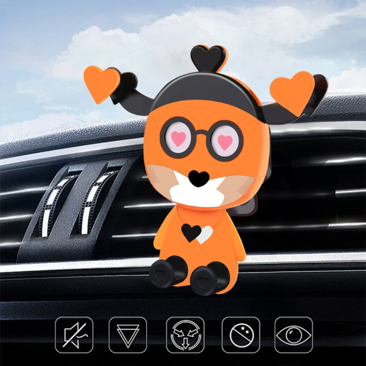 Small Fortuna Shape Car Air Outlet Mobile Phone Holder