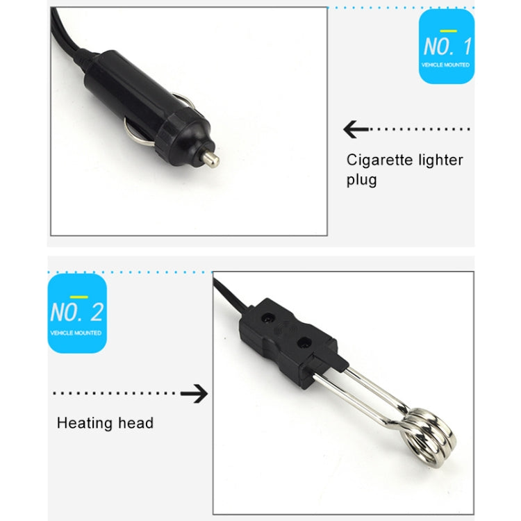 24V Cigarette Lighter Car Electric Heating Water Stick Water Heater