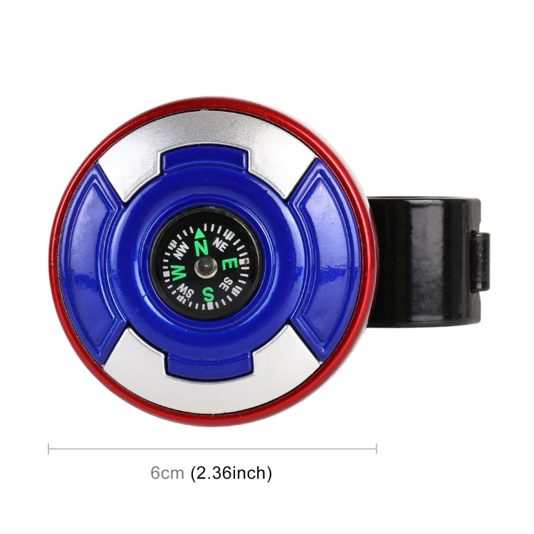 Car Universal Steering Wheel Spinner Knob Auxiliary Booster Aid Control Handle with Compass