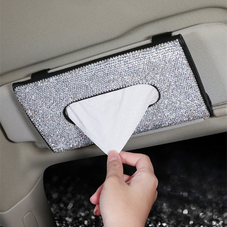 Universal Car Diamond Tissue Box