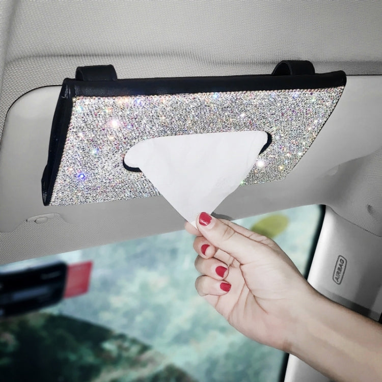 Universal Car Diamond Tissue Box