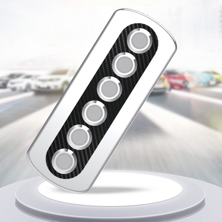 Yacht / RV Modified 6-position Button 12V 20A IP66 Carbon Fiber Panel Switch