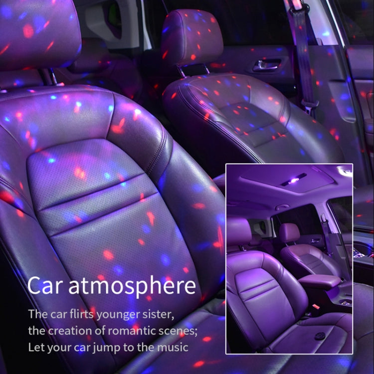 D88 5V 2.5W Car Colorful Starry Sky Atmosphere Lamp with Remote Control