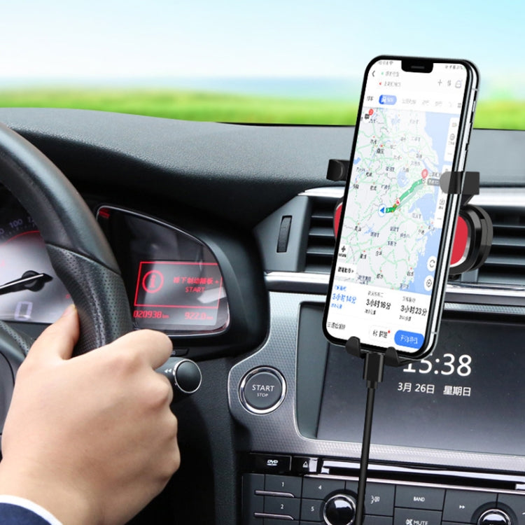 Car Air Outlet Rotating Mobile Phone Holder Navigation Bracket