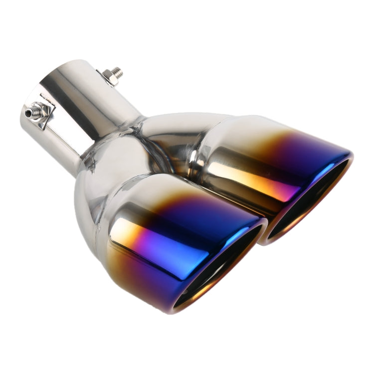 Universal Car Styling Stainless Steel Elbow Exhaust Tail Muffler Tip Pipe, Inside Diameter: 6cm