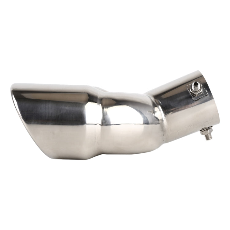 Universal Car Styling Stainless Steel Elbow Exhaust Tail Muffler Tip Pipe, Inside Diameter: 6cm