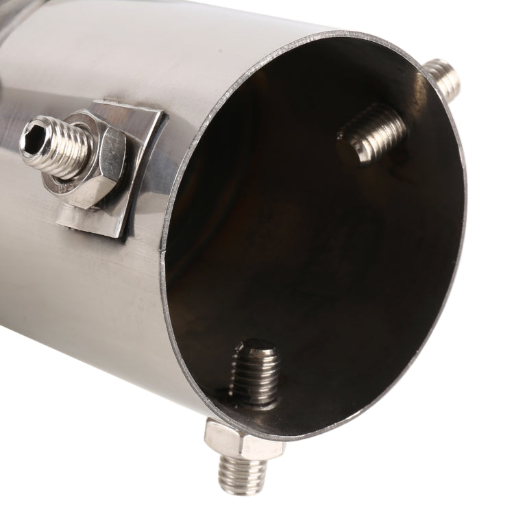 Universal Car Styling Stainless Steel Straight Exhaust Tail Muffler Tip Pipe, Inside Diameter: 7.2cm