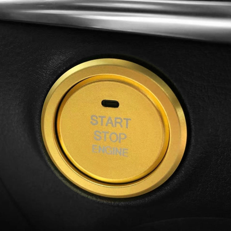 Car Engine Start Key Push Button Outside Ring Trim Sticker Decoration for Mazda Axela CX-30 2020