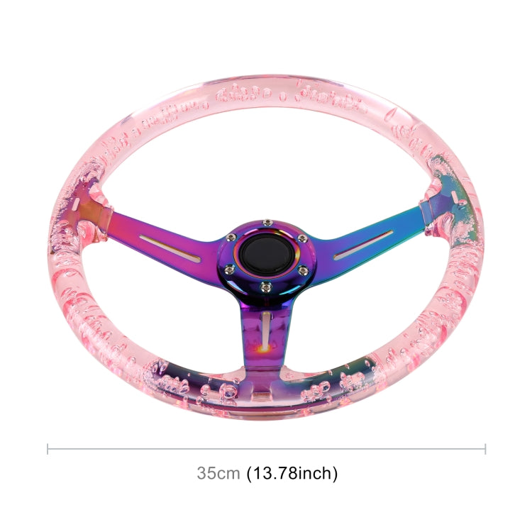 Car Universal Colorful Metal Crystal Anti-skid Steering Wheel Cover, Adaptation Steering Wheel Diameter: 38cm