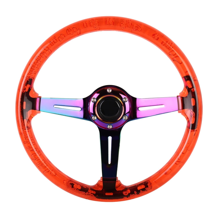 Car Universal Colorful Metal Crystal Anti-skid Steering Wheel Cover, Adaptation Steering Wheel Diameter: 38cm