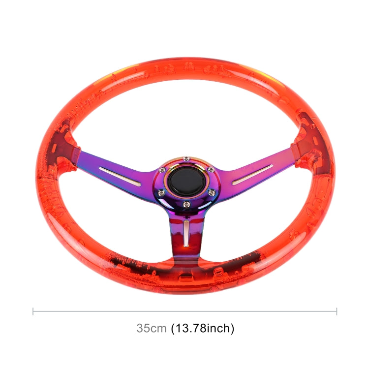 Car Universal Colorful Metal Crystal Anti-skid Steering Wheel Cover, Adaptation Steering Wheel Diameter: 38cm