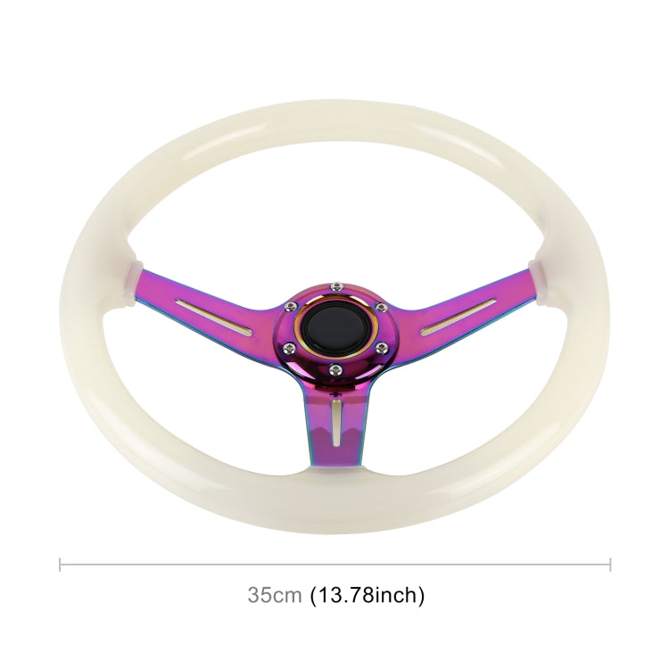 Car Universal Colorful Metal Crystal Anti-skid Steering Wheel Cover, Adaptation Steering Wheel Diameter: 38cm
