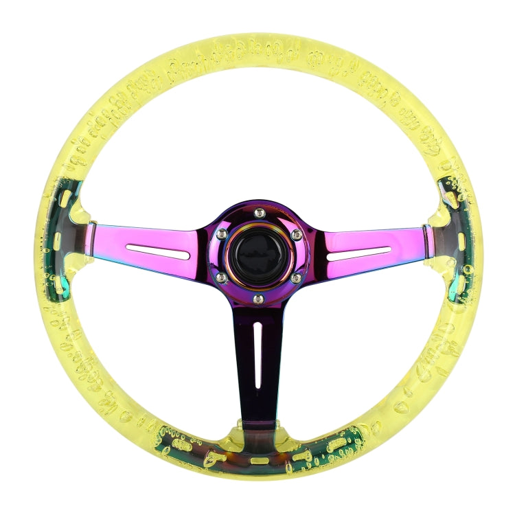 Car Universal Colorful Metal Crystal Anti-skid Steering Wheel Cover, Adaptation Steering Wheel Diameter: 38cm