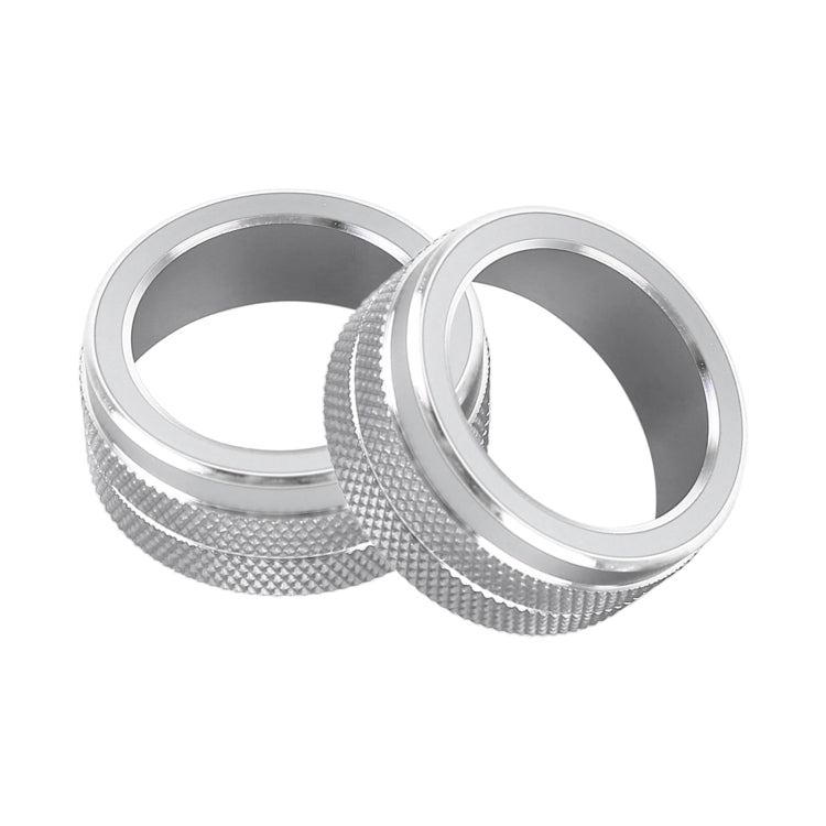 2 PCS Car Metal Air Conditioner Knob Case for Toyota Corolla / Levin / Allion / Yaris 2019-2021