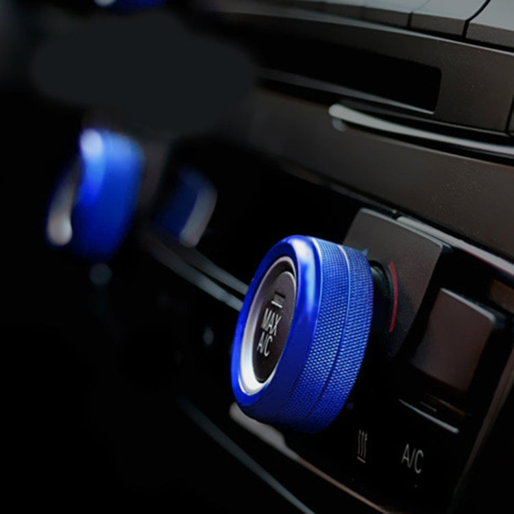 3 PCS Car Metal Air Conditioner Knob Case for BMW X1 / X2 / GT