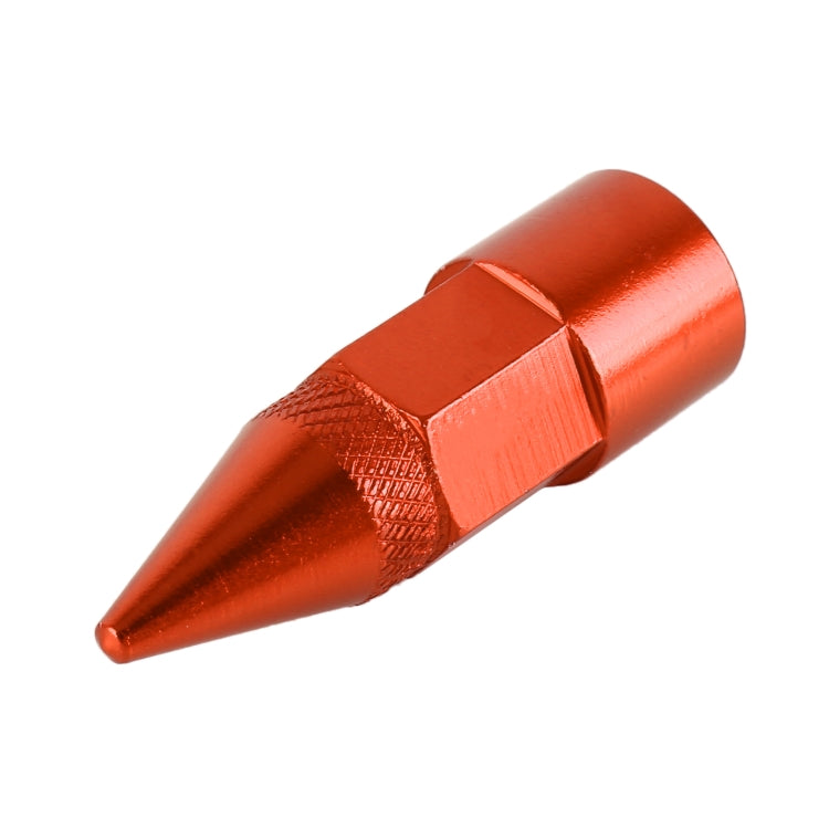 4 PCS 6-edeg Shape Gas Cap Mouthpiece Cover Tire Cap Car Tire Valve Caps