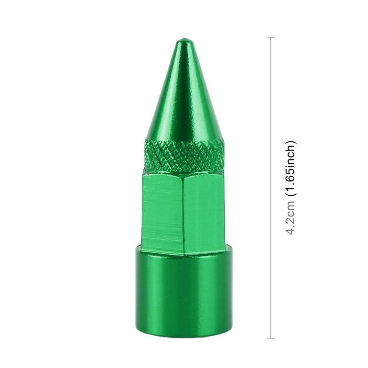 4 PCS 6-edeg Shape Gas Cap Mouthpiece Cover Tire Cap Car Tire Valve Caps