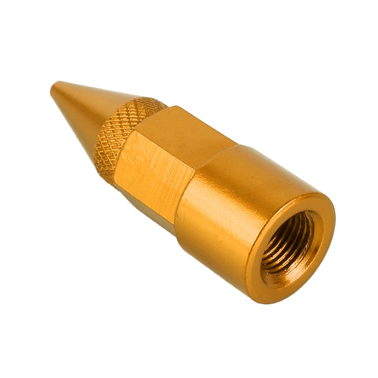 4 PCS 6-edeg Shape Gas Cap Mouthpiece Cover Tire Cap Car Tire Valve Caps